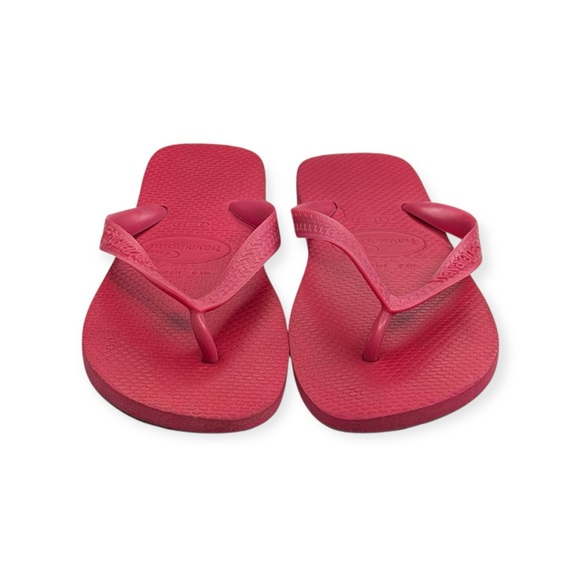 Top Havaianas 𓆉 Flip Flop Sandals 𓆉 Brazilian Beach Sandals 𓆉 Solid Pink 𓆉 5 6 - Picture 9 of 16